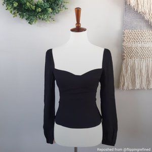 Reformation | Reign Top - Black